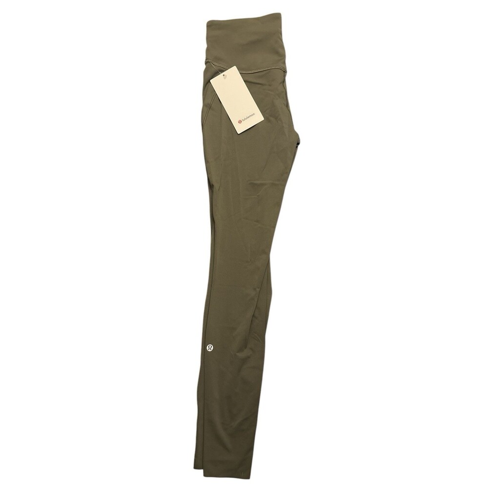 Lululemon Women’s Base Pace HR Tight 25" Inseam Color Army Green ARMG Size 4 New - Picture 2 of 5
